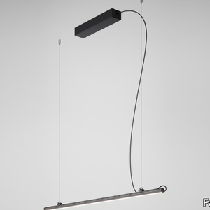 FREELINE F44 - LED Anodized aluminium pendant lamp _ Fabbian
