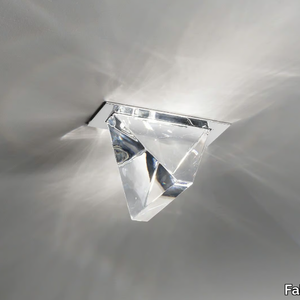 TRIPLA - LED crystal ceiling lamp _ Fabbian