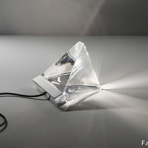 TRIPLA - LED crystal table lamp _ Fabbian