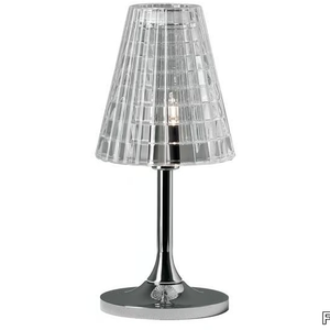 FLOW - Halogen crystal table lamp _ Fabbian