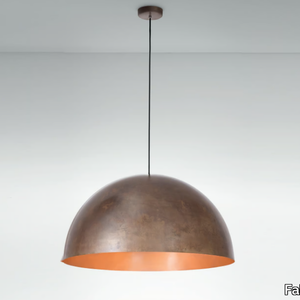 ORU F25 A07 - Burnished copper pendant lamp _ Fabbian