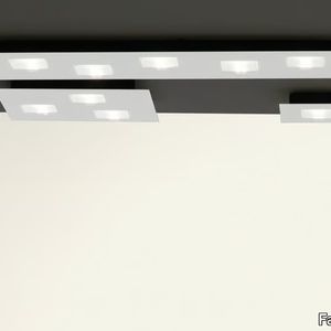 QUARTER - LED aluminium ceiling lamp _ Fabbian