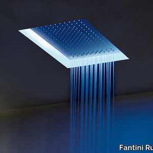 ACQUAFIT 93 K021 - Built-in rectangular 2-spray stainless steel overhead shower _ Fantini Rubinetti