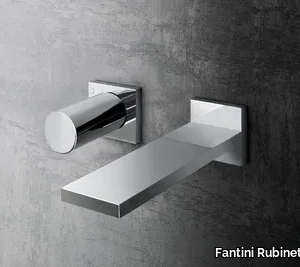 MILANO - G711B+M011A - Wall-mounted washbasin mixer _ Fantini Rubinetti