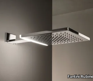 ACQUAFIT 38 K041+K031A - Wall-mounted 2-spray overhead shower with arm _ Fantini Rubinetti