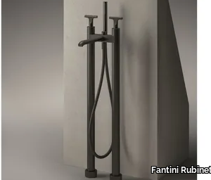 SAILING - Floor standing bathtub tap with hand shower _ Fantini Rubinetti