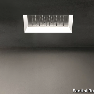 ACQUAFIT 93 K001 - Built-in square overhead shower with chromotherapy _ Fantini Rubinetti