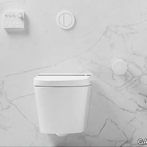 HYGEA - Wall-hung rimless toilet with bidet _ GALASSIA