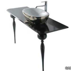 MIDAS 90 - Glass console sink _ GALASSIA