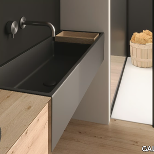NEXT NARROW - Rectangular ceramic washbasin _ GALASSIA