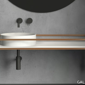 TABULAE - Single ceramic washbasin countertop _ GALASSIA