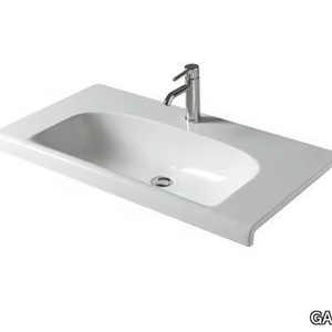 DREAM - 91 CM - Rectangular ceramic washbasin _ GALASSIA
