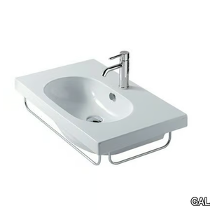 EDEN - 75 CM - Wall-mounted ceramic washbasin _ GALASSIA