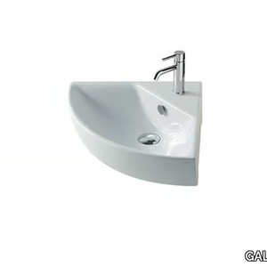 EDEN - Corner ceramic washbasin _ GALASSIA