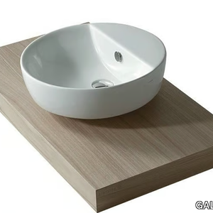 EDEN - Countertop round ceramic washbasin _ GALASSIA