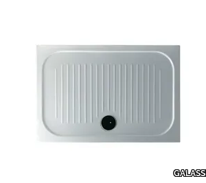 H6 - FLAT - 75 x 110 - Anti-slip rectangular shower tray _ GALASSIA