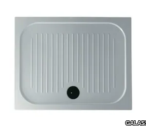 80 X 100 - Anti-slip rectangular shower tray _ GALASSIA