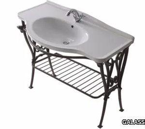 ETHOS 110 - Aluminium console sink _ GALASSIA