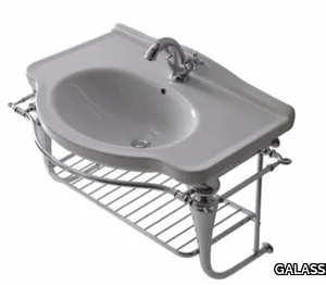 ETHOS 75 - Wall-mounted chromed brass vanity unit _ GALASSIA