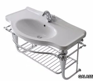 ETHOS 95 - Wall-mounted chromed brass vanity unit _ GALASSIA