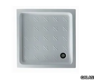 ALBATRO 75 - Built-in square shower tray _ GALASSIA