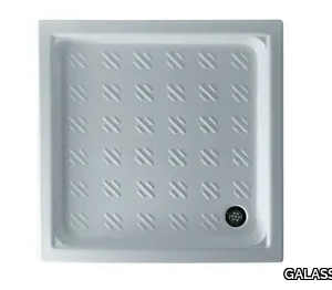 AIRONE - Built-in square shower tray _ GALASSIA