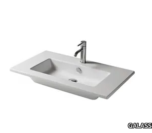 EDEN - 81 CM - Rectangular ceramic washbasin _ GALASSIA