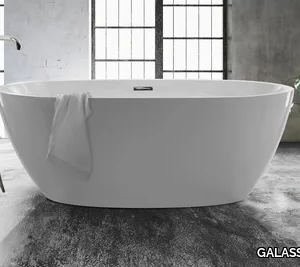 FLOW - Oval acrylic bathtub _ GALASSIA