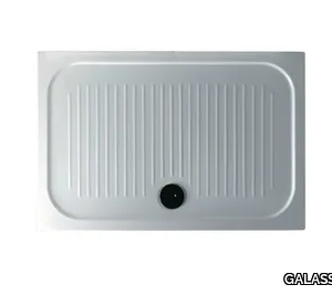 H6 - FLAT - 70 x 120 - Anti-slip rectangular shower tray _ GALASSIA