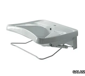 LEONE - Ceramic washbasin for disabled _ GALASSIA
