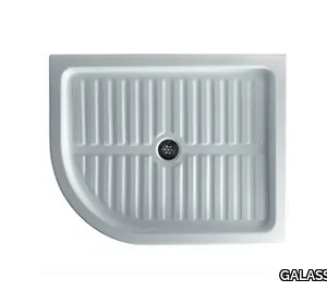 LUNA DX - Built-in anti-slip shower tray _ GALASSIA