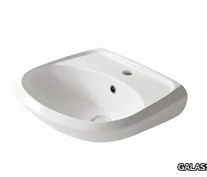 MADRID - Ceramic Public washbasin _ GALASSIA