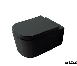 MEG11 5411NE - Wall-hung ceramic toilet _ GALASSIA
