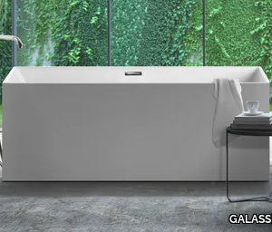 QUADRA - Rectangular acrylic bathtub _ GALASSIA