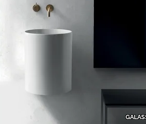 CORE - Wall-mounted ceramic washbasin _ GALASSIA