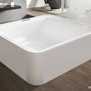 ERGO+ - Square freestanding acrylic bathtub _ Hoesch