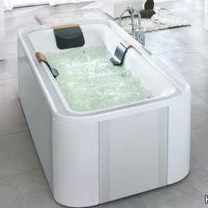 ERGO+ - Hydromassage freestanding rectangular acrylic bathtub _ Hoesch