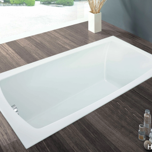 LARGO - Built-in rectangular acrylic bathtub _ Hoesch