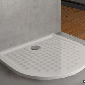 MUNA - Semicircular Solique shower tray _ Hoesch