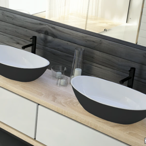 NAMUR - Oval countertop Solique washbasin _ Hoesch