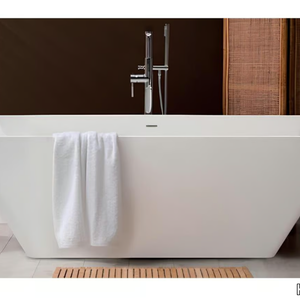 SCULTURA - Rectangular freestanding Solique bathtub _ Hoesch