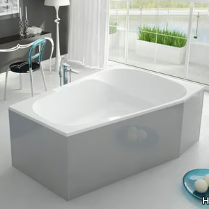 SPECTRA - Asymmetric freestanding acrylic bathtub _ Hoesch