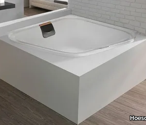 ERGO+ - Built-in asymmetric corner acrylic bathtub _ Hoesch