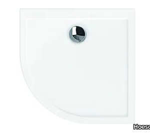 SAMAR - Semicircular acrylic shower tray _ Hoesch
