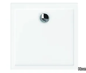 SAMAR - Square acrylic shower tray _ Hoesch