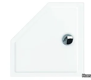SAMAR - Corner acrylic shower tray _ Hoesch