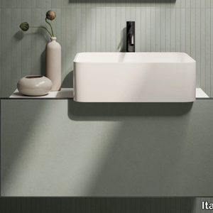 PIANO.90 - Wall-mounted vanity unit _ Italgraniti