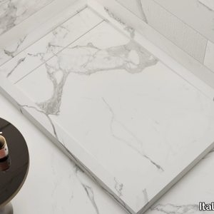 FLOW - Rectangular porcelain stoneware shower tray _ Italgraniti