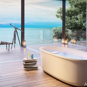 ARGA® - Freestanding Swirlpool® acrylic bathtub _ Jacuzzi®