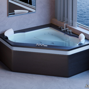 AURA CORNER 160 - 2 seater hydromassage corner bathtub _ Jacuzzi®